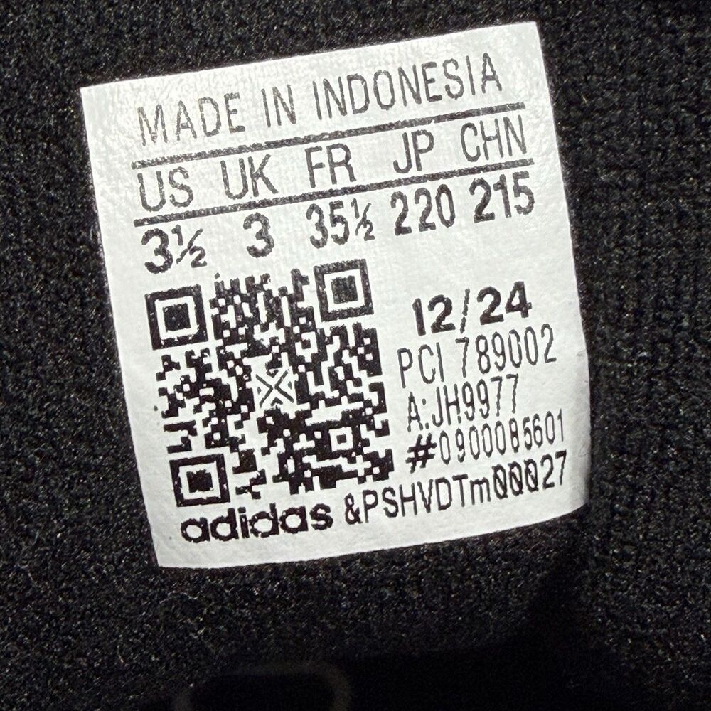 adidas Superstar II J Core Black Cloud White Kids Shoes Size 3.5Y JH9977 NIB - Picture 11 of 12